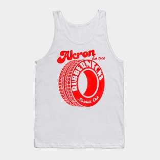 Defunct Akron Rubbernecks Baseball Team Tank Top